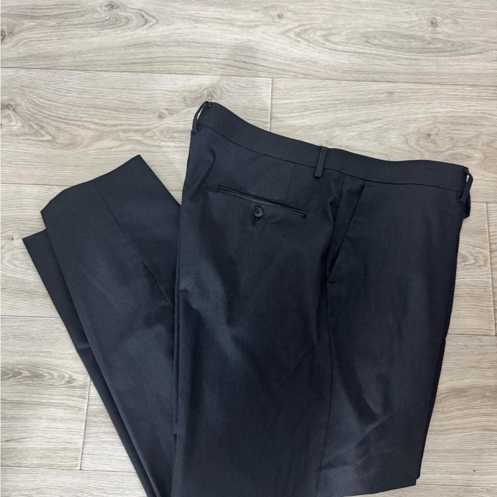Haggar Men's Charcoal Dress Pants